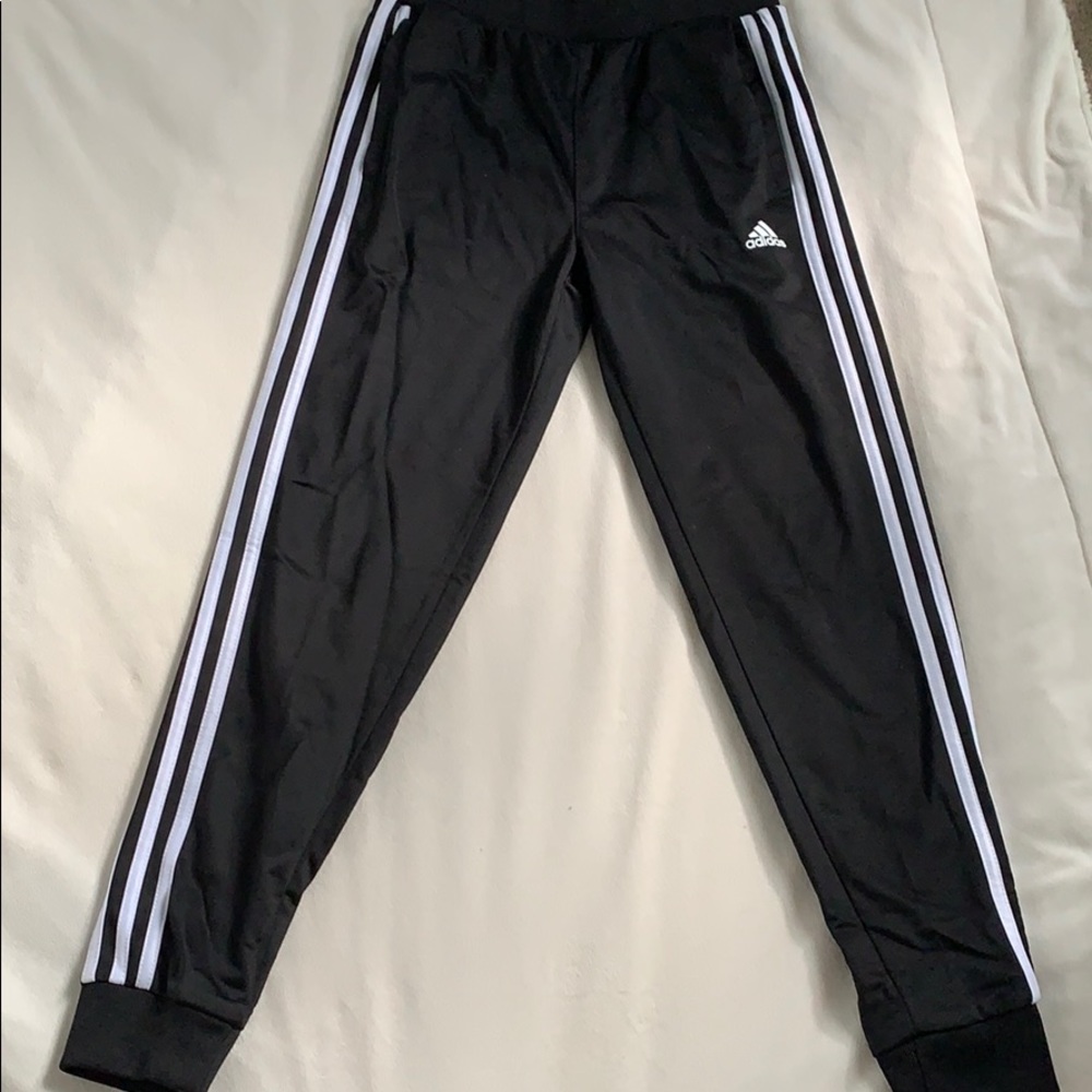 Adidas striped pants 10/12